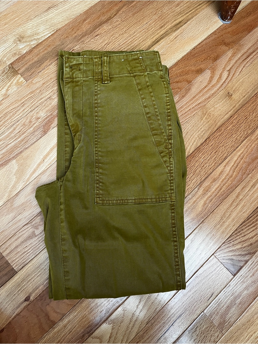 Madewell Mustard Utility Pants